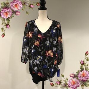 MAKE AN OFFER;) Long sleeve floral blouse